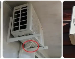 Тече вода з зовнішнього блоку кондиціонера